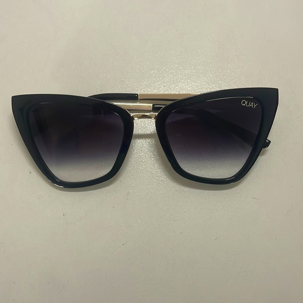 Black and gold sunglasses